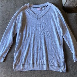 Talbots grey sweater top, MP